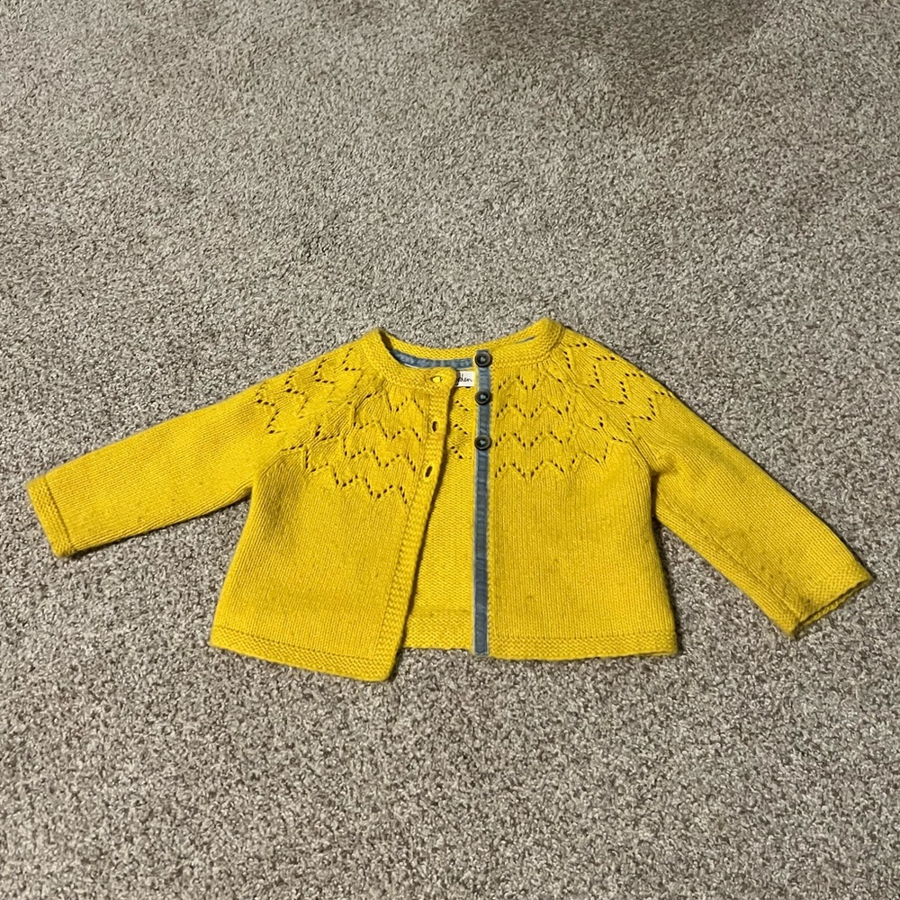 Mini Boden baby cardigan